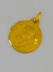 Tauf-Anhänger Schutz-Engel aus Gold