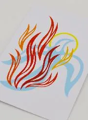 Karte zur Firmung - Taube Hl Geist Feuer