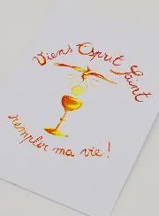 Kommunionkarte - Komm, Heiliger Geist