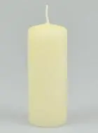 Stumpenkerze - Farbe Elfenbein