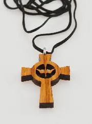 Anhänger Holzkreuz Taube Heilige Geist - 3,5 cm
