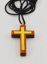 Anhänger Kreuz aus Holz