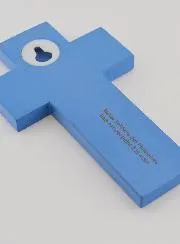 Kinderkreuz das Paradies auf Erden - Blau
