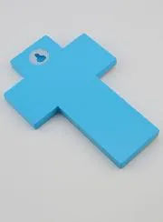 Kinderkreuz aus Holz - Jesus und die Kinder