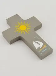 Kinderkreuz aus Holz - Jesus Mein Führer