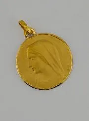 Gold-Anhänger Madonna mit Schleier