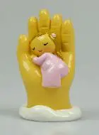 Statue Schutz Hand Gottes - Mädchen