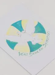 Karte zur Firmung - Veni Sancte Spiritus
