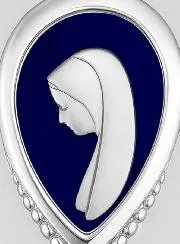 Anhänger Tropfen Madonna Silber von Lourdes