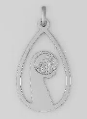 Anhänger Madonna Filigrane - Silber 925/000