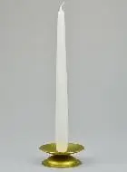 Tischkerze Leuchterkerze Weiß - 25cm
