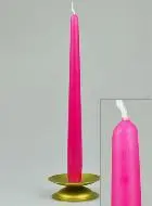 Spitzkerze Fuchsia Rosa Pink - 25cm