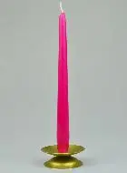 Leuchterkerze Pink Rosa - 25cm