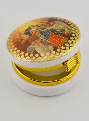 Hostiendose Abbildung Maria Knotenlöserin - 5 cm