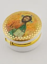 Hostien Dose Abbildung Jesus Pantokrator - 5 cm