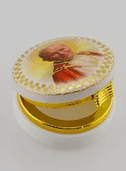 Pyxis Abbildung Heiliger Johannes Paul II - 5 cm