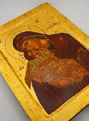 Religiöse Ikone - Gottesmutter der Zärtlichkeit - 30 cm