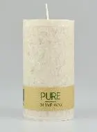 Bio Kerze Olive - Farbe Sahara Beige - 100% Natürlich -13 X 7 cm