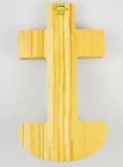 Weihwasserbecken Kruzifix aus Olivenholz