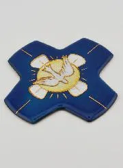 Heilig-Geist & Pfingstkreuz - Libanon-Emaille