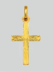 Anhänger Kreuz Jesu - 18 Karat Gold Gelbgold