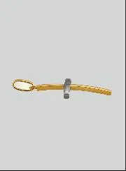 Anhänger Kreuz Jesu Gelbgold & Weißgold - 25mm - Massiv Gold 18 Karat