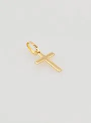 Anhänger Kreuz Stern der Weisen - 10mm - Massiv Gold 18 Karat