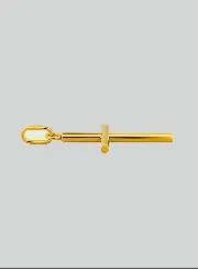 Klassischer Kreuz Anhänger - 22mm - 18 Karat Massiv Gold