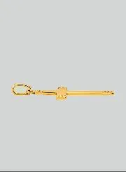 Anhänger Klassisches Kreuz Diamantiert - 22mm - Massiv Gold 18 Karat