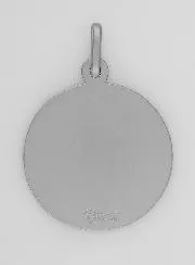 Medaille Heiliger Christophorus 925er Silber Rhodium - 19mm
