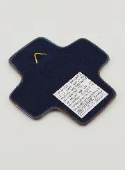 Tauf-Kreuz Gottesmutter Beschützerin aus Emaille von Libanon