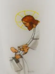 Taufkerze - Für das Leben an Jesus Gebunden