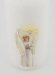 Kerze zur Firmung Ritter des Heiligen Geistes - Mädchen mit Blondem Haar