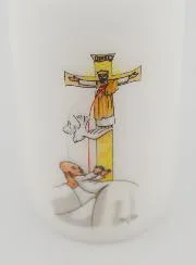 Tauf Kerze - Getauft im Heiligen Geist