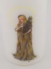 Kerze Heiligen Agnes