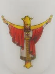 Kerze Christus Romanisch