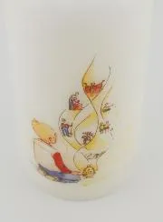 Kommunion Kerze - Erhebung der Gebete durch Weihrauch