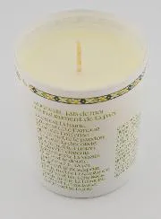 Luxuriöse Duftkerze Heiliger Franziskus von Assisi mit Gebet