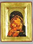 Ikone Maria - Muttergottes von Vladimir - 18cm