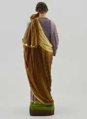 Figur Heiliger Josef aus farbigem Kunstharz - 20 cm