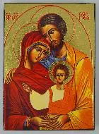 Kleine Religiöse Ikone - Heilige Familie - 9 cm