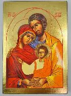 Religiöse Ikone der Heiligen Familie - 19cm