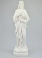 Herz-Jesu-Figur aus Alabaster - 32cm