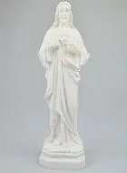 Herz-Jesu-Figur aus Alabaster - 32cm