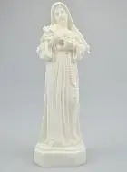 Figur Heilige Rita aus Alabaster - 19cm