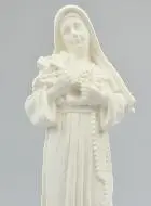 Figur Heilige Rita aus Alabaster - 19cm