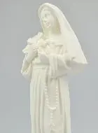 Figur Heilige Rita aus Alabaster - 19cm