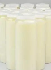 Karton 20 Novenen Kerzen Weiss