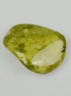 Epidot Trommelstein aus Brasilien