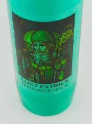 Grüne Novene-Kerze Fest des St. Patrick  - 17.5cm